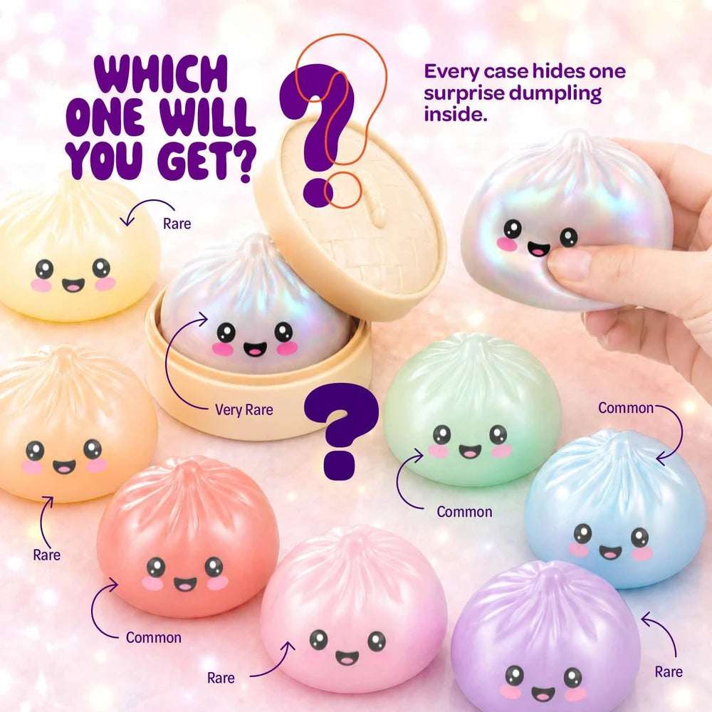 Mystery UV color Changing Dumpling Squishy
